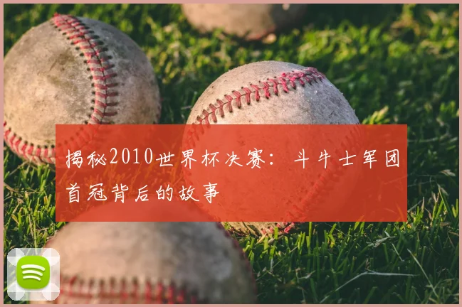 揭秘2010世界杯决赛:斗牛士军团首冠背后的故事